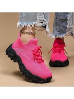 Women s Simple Plain Lace Up Low Top Sock Sneakers Summer 2024 Casual Comfortable Breathable Lightweight Sports Running Shoes