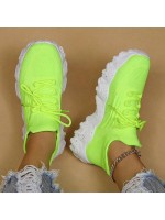 Women s Simple Plain Lace Up Low Top Sock Sneakers Summer 2024 Casual Comfortable Breathable Lightweight Sports Running Shoes