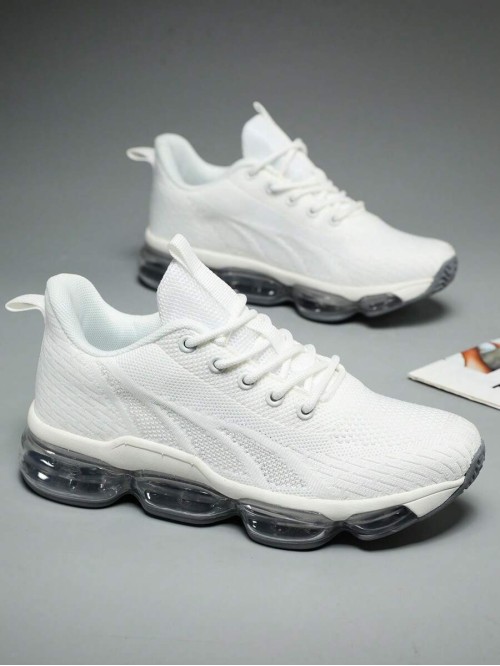 Womens Air Running Shoes Breathable Athletic Fashion Non Slip Walking Tennis Sneakers Mesh Workout Casual Sports White