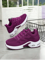 Women s Breathable Flying Woven Sports Shoes Outdoor Shoes Lightweight Air Cushion Running Shoes