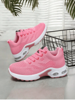 Women s Breathable Flying Woven Sports Shoes Outdoor Shoes Lightweight Air Cushion Running Shoes