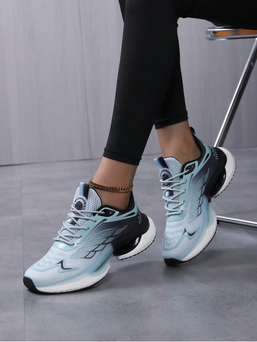 Women Extra Large Size 36 45 Breathable Mesh Lightweight Shock Absorbing Running Shoes White Lace Up Spring Autumn