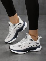 Women s Plus Size EU36 45 Lightweight White Breathable Mesh Sneakers Spring Autumn Running Shoes