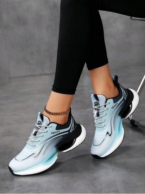 Women s Large Size Shoes 36 45 Spring And Autumn Mesh Sports Shoes Ultra Light Shock Absorbing Running Shoes White Laced Shoes