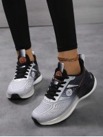 Women s Spring Autumn Mesh Trainers Large Size 36 45 Lightweight Shock Absorbing Running Shoes White Lace Up Sneakers