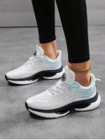 Plus Size Women s Spring Autumn Mesh Breathable Sneakers Super Light Shock Absorbing Running Shoes White With Laces